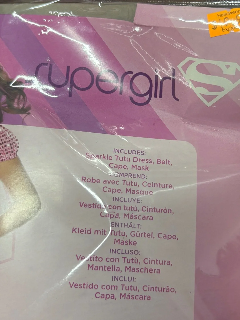 Supergirl Costume Girls Size Medium